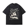 thumbnail image 2 of Elliot James Reay Shadow Pic Merch Dirtyfit T-shirt Short-Sleeved Washed Denim Fashion Loose Summer Cotton Stylish Design Tee, 2 of 7