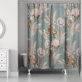 thumbnail image 2 of Creative Products Emerald Protea Blooms 71x74 Shower Curtain, 2 of 2