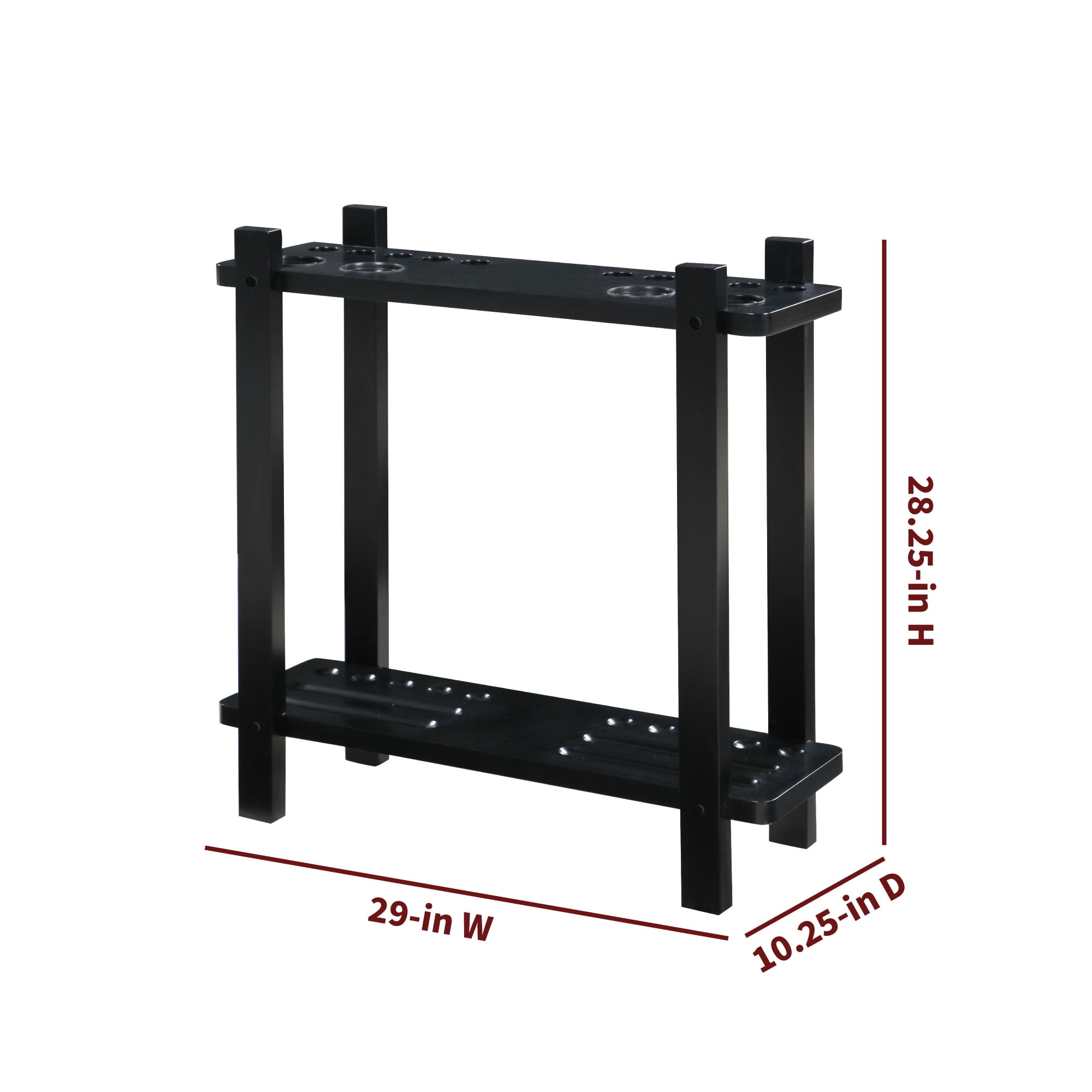 Hathaway Classic Floor Billiard Pool Cue Rack