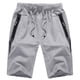 thumbnail image 2 of pstuiky Pantalones cortos de gimnasio, Pantalones deportivos holgados con cordón y bolsillo para hombre, primavera/verano Pantalones cortos cargo, 2 of 3