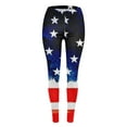 thumbnail image 5 of Independence Day Comfortable Leggings for Women Casual Pants Womens Underpants Tight Tummy control 2024 Yellow L, 5 of 5
