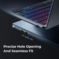 thumbnail image 5 of 2024 M3 Laptop Case for MacBook Air 13 15.3 Case 2020 M1 for Macbook Pro 13 14.2 16.2 Case Funda Macbook Pro 16 Case m2 2022 (Midnight Clear,A2338 A2289 A2251), 5 of 6