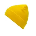 thumbnail image 3 of American Trends Winter Hats for Men Women Slouchy Cuffed Beanies Soft Plain Knit Hats Skull Caps Unisex Color Yellow, 3 of 7