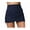 Navy, variant on Women's High Waist Tulip Hem Shirring Swim Skirt Swimsuit Bikini Bottom