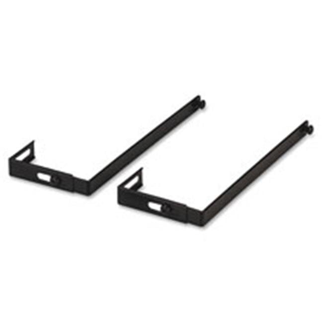 Black Set of Two Universal Office Products 8173 Adjustable Cubicle Hangers