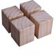 thumbnail image 1 of Juego de 4 patas para muebles, muebles elevadores de madera para el hogar, pies para muebles, aumento de cama 5x5x8cm, 1 of 5
