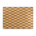 thumbnail image 2 of Area Rug Indoor 63"x48" Non-Slip Wear Resistant Floor Mats Soft Large Carpets for Living Room, Bedroom, Home Decor Washable Rug Brown Checkered, 2 of 7