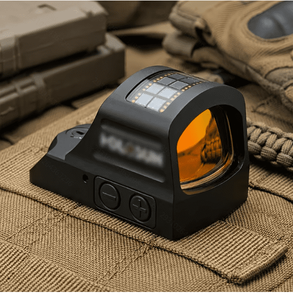 2-point open-reflex sight - solar charging, safe, parallax-free aluminum sight, eliminates parallax, outdoor high-magnification, high-definition, high-transparency