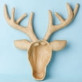thumbnail image 4 of Paper Mache Deer Head - Handmade Wall Décor, 4 of 5