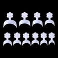 thumbnail image 4 of LOVEVER 100PCS False French Nail Tips  French Manicure Crescent Shape Nails  Acrylic Fake Nails Nail Art Artificial Nail Tips False Finger Nail Tips French Edge White Half Paste Tips for, 4 of 8