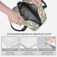 thumbnail image 3 of Naloa Paisley Floral 5 Print Lunch Bag for Women & Men Insulated Lunch Box or Cooler Lunch Tote Bags for Work, Travel, Outdoor, 3 of 5