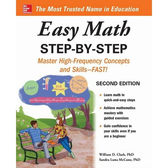 Easy Math Step-By-Step, Second Edition, (Paperback)