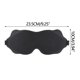 thumbnail image 2 of Antifaz para dormir de lado, lavable, con correa ajustable para el hombro, transpirable y suave, ideal para viajes., 2 of 9