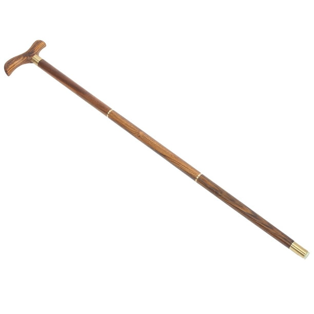 Wooden Walking Cane, Wooden Cane Durable For Elderly For Indoor For Outdoor