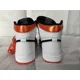 thumbnail image 4 of Ni - ke Ni - ke AIR JORDAN 1 RETRO High OG Size 8.5 AJ1 White Black-Electro Orange, 4 of 5