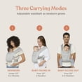 thumbnail image 2 of Portabebés Wrap Ergobaby Embrace Cozy Soft Air Mesh gris, 2 of 8