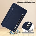 thumbnail image 4 of Slim Case for Samsung Galaxy Tab S10 Ultra / Galaxy Tab S9 Ultra 14.6 Inch, Shockproof Hand Strap Stand Lightweight Bumper Thin Cover for Galaxy Tab S10 Ultra 5G/ S9 Ultra X910 X920,Blue, 4 of 7