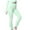 Mint Green, variant on qolati Leggings for Women Color Blocking Thick High Waist Yoga Pants Seamless Tummy Control Workout Athletic Running Gym Leggings
