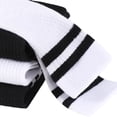 thumbnail image 2 of 6 pares de calcetines de uniforme escolar hasta la rodilla para niños pequeños, medias de rayas de algodón transpirables de malla, primavera, verano, otoño e invierno, 2 of 5