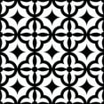thumbnail image 6 of Mi Alma Black White Floral Peel & Stick Tiles - Vinyl Backsplash 8x8, 6 of 9