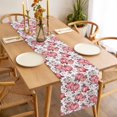 thumbnail image 3 of Pink Pumpkin Table Runner - 108 Inch Long, Kitchen Dining Table Runner Dresser Scarves, Thanksgiving Autumn Fall Leaf Flower Farmhouse Decor for Coffee Tables Wedding Party Banquet, 3 of 8