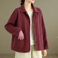 thumbnail image 5 of Bixock Women Clothes Outerwear Fall and Winter Notched Lapel Jacket Top, 5 of 5