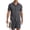 Gray, variant on Mens Summer Outfits 2 Piece Beach Shirt Shorts Set Coconut Button Casual Vacation Summer Set White XL