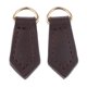 thumbnail image 2 of 2 tiradores de cremallera de cuero, accesorio para reparación de bolsos, color rojo café, 2 of 9