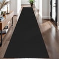 thumbnail image 1 of EcoNesxp ft. Washable Runner Carpet Hall for Entryway Woven Indoor Rug 6x12 Grey Woven Runner Carpet Extra Long Cotton Non-Slip Rubber Backing Kitchen Runner Carpet, 1 of 5