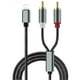 thumbnail image 1 of Lightning To Rca Cable Audio Aux Adapter, Stereo Y Splitter Adapter For Select Iphone, Ipad For Power Amplifier, Car, Home Theater, Speaker-YuJia, 1 of 5