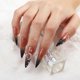 thumbnail image 4 of Presione en las uñas Long Ombre Black Fake Nails Diseñado Acrílico Brillante Falso Full Cover Nails Halloween para mujeres y niñas Namotu HMYH855, 4 of 7