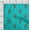 Turquoise Green, variant on oneOone Organic Cotton Poplin Twill Fabric Leaves & Floral Block Print Fabric By The Yard 42 Inch Wide