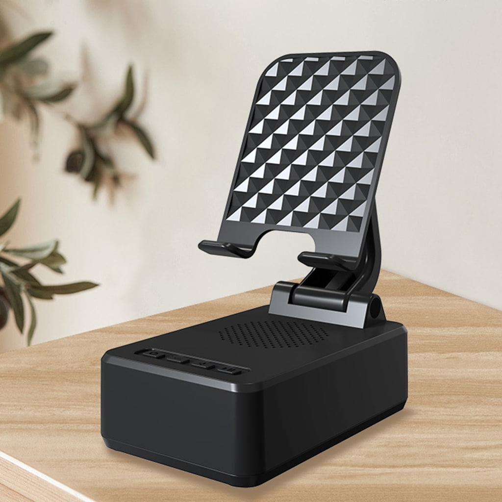 WINDLAND Foldable Phone Stand Speaker Surround Sound Rotation Stable Base for Phones Video Watch Home Outdoor Travel