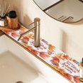 thumbnail image 2 of Yayeee Faucet Mat for Kitchen Sink 14.7" Diatomite Long Splash Guard Pad, Leaves Pattern, 2 of 7