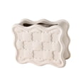 thumbnail image 4 of Jarrón de cerámica para decoración de flores secas, artesanías, jarrones de porcelana para mesa. Beige, 4 of 9