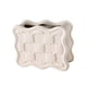 thumbnail image 4 of Jarrón de cerámica para decoración de flores secas, artesanías, jarrones de porcelana para mesa. Beige, 4 of 9