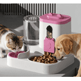 thumbnail image 6 of 2-in-1 Automatic Pet Feeder & Water Dispenser 2L Food 1L Water Large Capacity Gravity Self Feeding Bowl Anti-Overflow Siphon Waterer Easy to Clean for Dogs & Cats Indoor Outdoor Use, 6 of 6