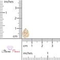 thumbnail image 4 of 2 ct 10x7mm Pear Cut VVS1 Natural Brown Morganite November Birthstone, 4 of 5