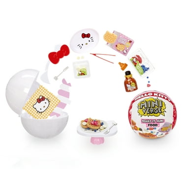 MGA's Miniverse Make It Mini Food Hello Kitty Mini Collectibles, Sanrio, Novelty Toy, Ages 8 