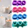 thumbnail image 2 of Maceta redonda de hormigón con 3 agujeros, molde de silicona para hacer macetas, vaso de hielo, resina de yeso, molde para hacer velas, decoración del hogar, 2 of 4