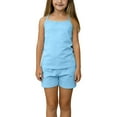 thumbnail image 3 of THDHVS Outfits for Girls,Toddler Girl Outfits,Cotton Sleeveless Camisole 2 Piece Set for Girls Summer Lounge Wear Home Outfit and Casual Comfortable 4-7 Years, 3 of 6