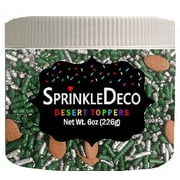 Football Desert Cupcake Icecream Cake Decoration Confetti Quin Pearly Sprinkes -6oz Jar
