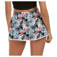 thumbnail image 2 of TIMIFIS Bas de Bikini Taille Haute pour Femmes Vintage Froncés Shorts de Bain Froncés Shorts de Bain Fendus Froncés - Économies d'Été Liquidation, 2 of 8