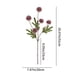 thumbnail image 3 of Juego de 4 flores artificiales de seda de 5 cabezas de cebolleta y crisantemo | Plantas suculentas de plástico | Tallos suaves y flexibles | Decoración para bodas en interiores | Arreglo de mesa e, 3 of 5
