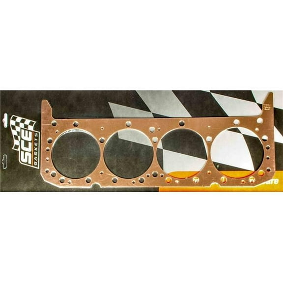 SCE Gaskets P110650 4.060 x 0.050 in. Copper Head Gasket for Small Block Chevy