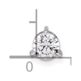 thumbnail image 4 of 14k White Gold Lab Grown Diamond 3 Prong Chain Slide Solitaire Pendant 1 Ct., 4 of 4