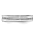 thumbnail image 3 of 925 Sterling Silver 5mm Poli Fantaisie Taille 7 Bague, 3 of 4