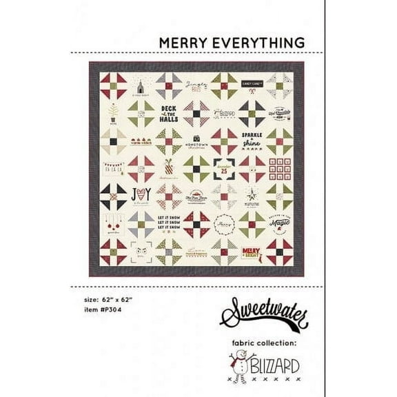 Merry Everything Quilt Pattern by Sweetwater