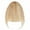 Blond&Bleach blonde, variant on SEGO Clip in Hair Bangs 100% Human Hair Extensions Reddish Brown Clip on Hair Fringe with Natural Flat Neat Bangs with Temples for Women One Piece Hairpiece