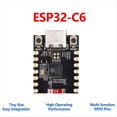 thumbnail image 2 of ESP32-C6 MINI Development Board Support 2.4GHz WiFi and Bluetooth RISC-V Low Power Without 0.42-Inch OLED Display, 2 of 6